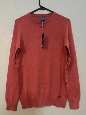 NWT Kangol Sz Small Coral/Rust Sweater